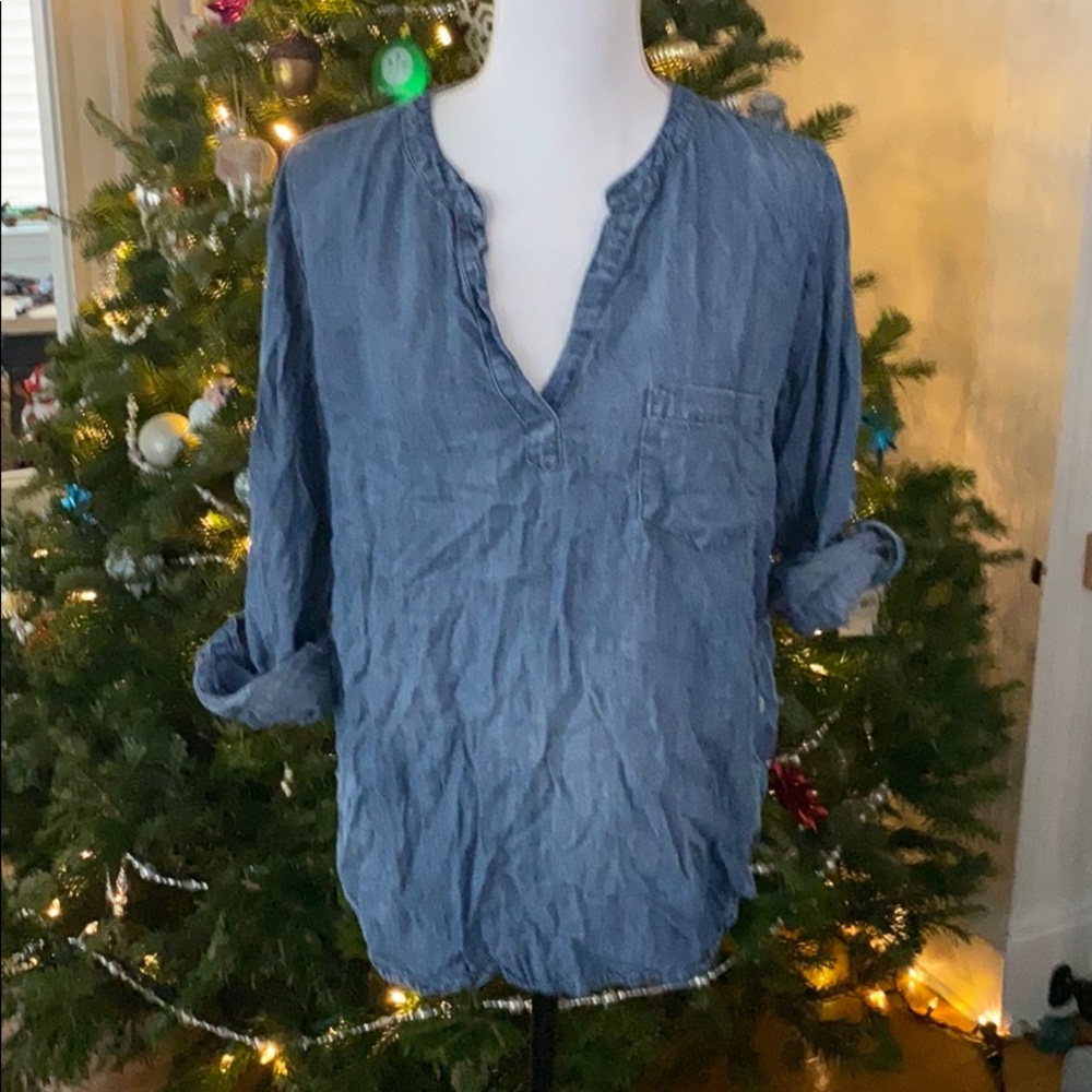 Denim top